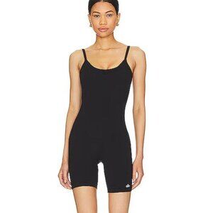 ALO YOGA Women's Seamless Ribbed Mellow Romper Size S In Black